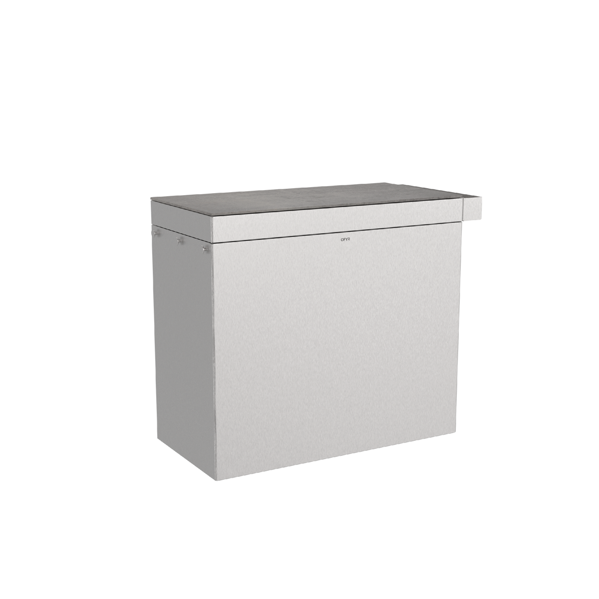 OFYR Signature Mise en Place 100 Brushed Steel Terra