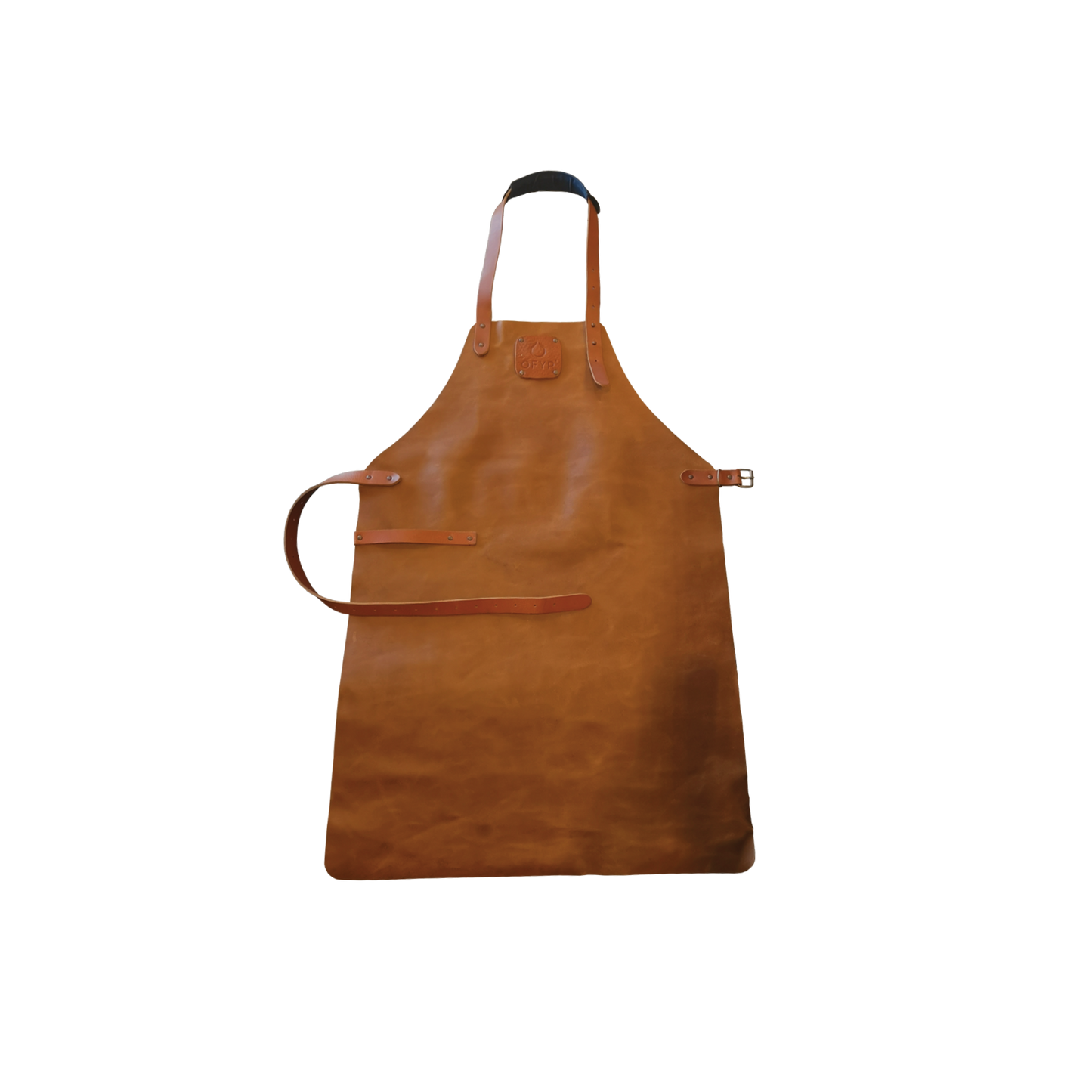 OFYR Leather Apron Brown