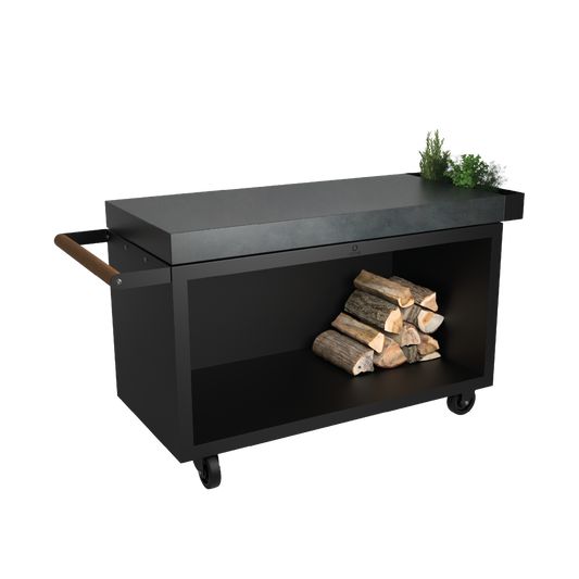 OFYR Mise en Place Table Black 135 PRO Ceramic Dark Grey